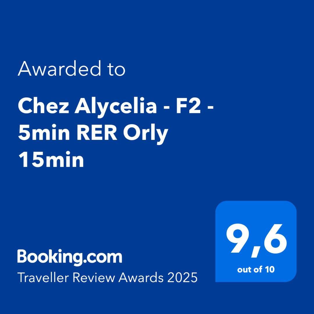 F2 Proche Gare - 5Min Rer Orly 15Min Juvisy-sur-Orge Eksteriør billede